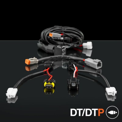 STEDI - SINGLE CONNECTOR PLUG & PLAY SMART HARNESS™ HIGH BEAM DRIVING LIGHT WIRING