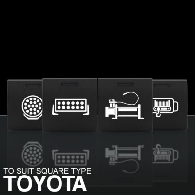 STEDI - SQUARE TYPE PUSH SWITCHES TO SUIT NEW PRADO TOYOTA