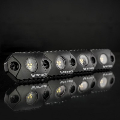 STEDI - SURFACE 4 WHITE LED ROCK LIGHTS