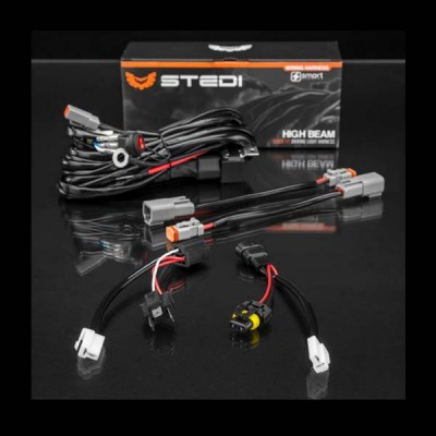STEDI - DUAL CONNECTOR PLUG & PLAY SMART HARNESS™ HIGH BEAM DRIVING LIGHT WIRING
