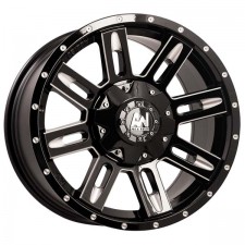 ALLIED STINGER BLACK Milled 17x9 6x114 +20 offset