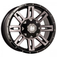 ALLIED STINGER Brushed Silver 17x9 6x114 +20 offset