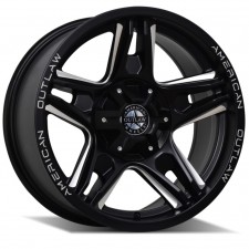 American Outlaw Lonestar Milled 17X8.5 6X139 +18