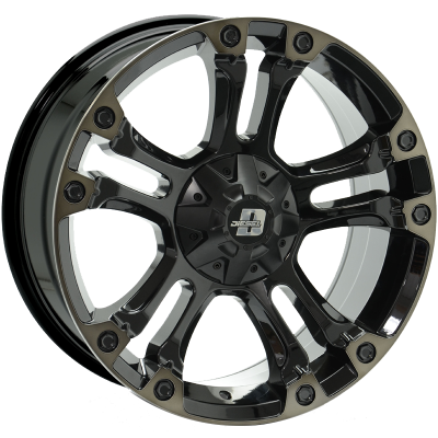 Diesel Brooklyn Gloss Black Tint 18x9 6x139 +25
