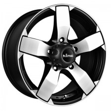 KING AVENGER 5 BLACK MACHINED 18X8 5X150 +50