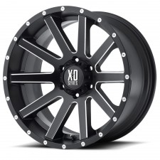 KMC XD818 Heist milled 17x9 6x114 +30 offset