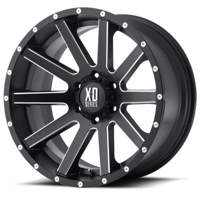 KMC XD818 Heist Milled 20x9 6x139 +30