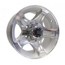 Allied Savana Silver 16x8 5x150 -5 offset