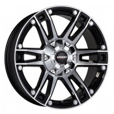 SPEEDY OUTLAW machined face16x8 +25 6x139