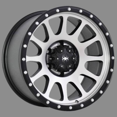 Spyder Caliber machined 18x9 5x150 +26 offset