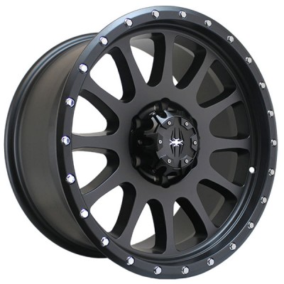 Spyder Caliber Black 18x9 5x150 +26 offset