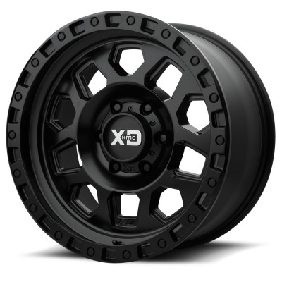 KMC XD132 Black 17x8 6x114 +25 offset